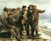 Michael Ancher vil han klare pynten painting